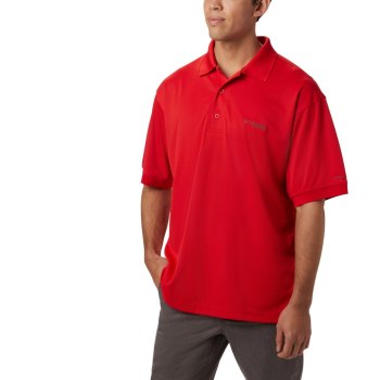 Columbia Polo Heren, PFG Perfect Cast Rood, 50VXLDNGP